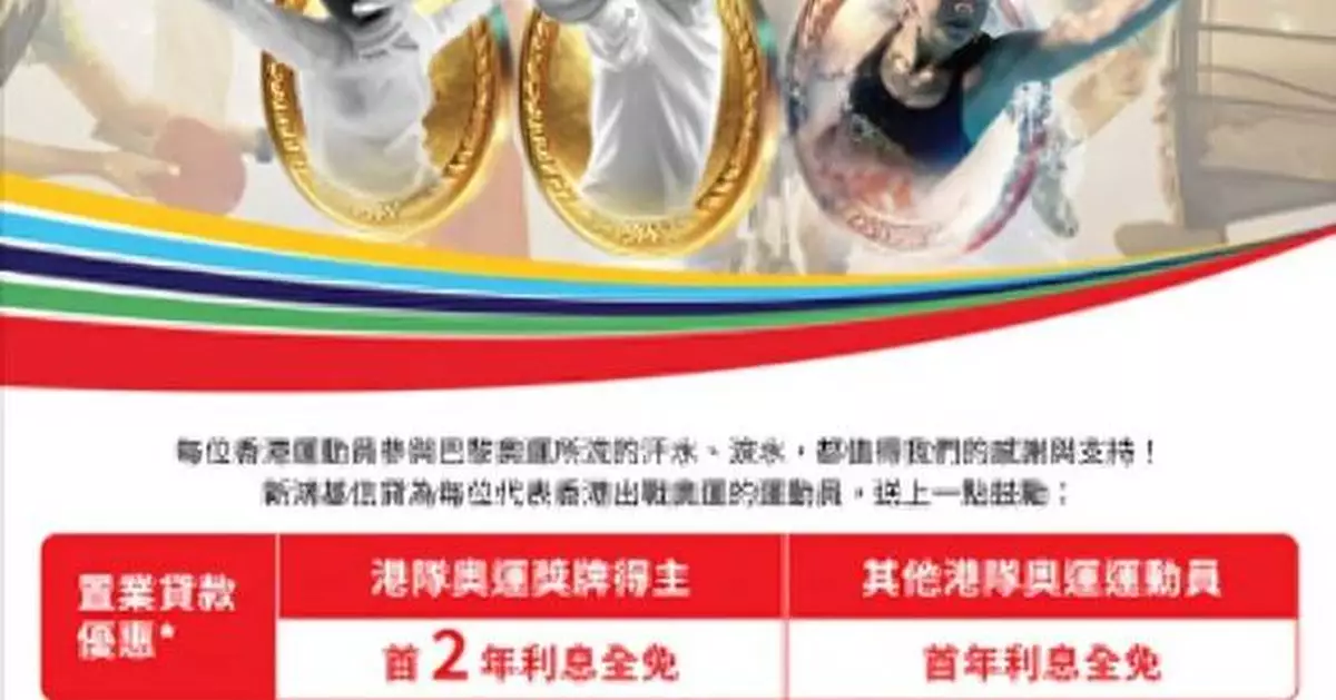 Sun Hung Kai Credit extends its gratitude to all 2024 Hong Kong Olympians by providing exclusive offer to celebrate their remarkable achievements