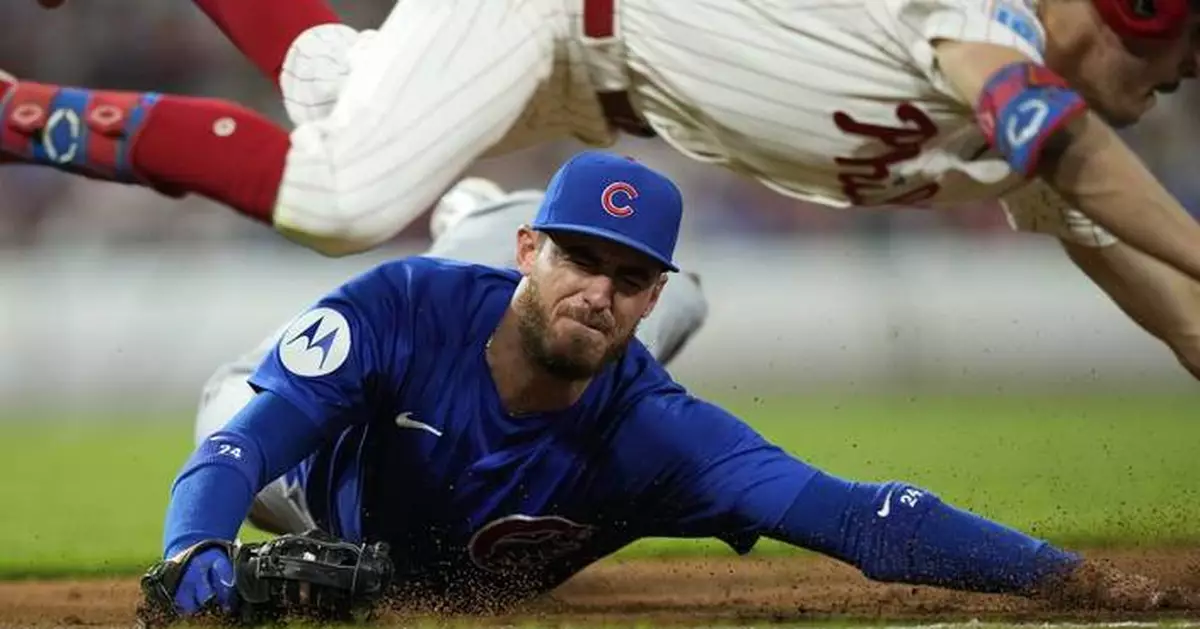 Cody Bellinger drives in 4 runs in the Cubs' 10-4 win over the Phillies