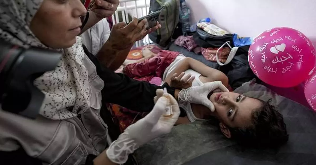 Large-scale polio vaccinations begin in war-ravaged Gaza after first case in 25 years