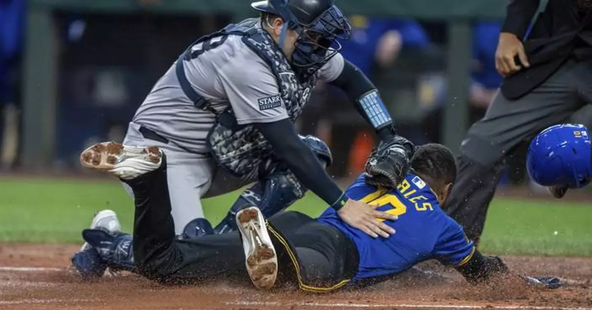 Mariners' Victor Robles makes questionable dash trying to steal home against the Yankees