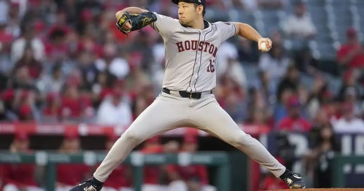 Yusei Kikuchi, Yordan Alvarez lead Astros past Angels 5-3 for Houston's 5,000th victory