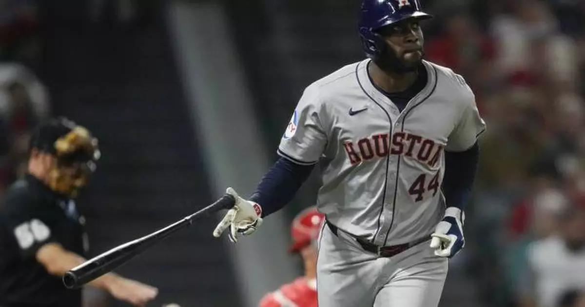 Houston's Yordan Alvarez improving but isn't sure when he'll return from sprained right knee