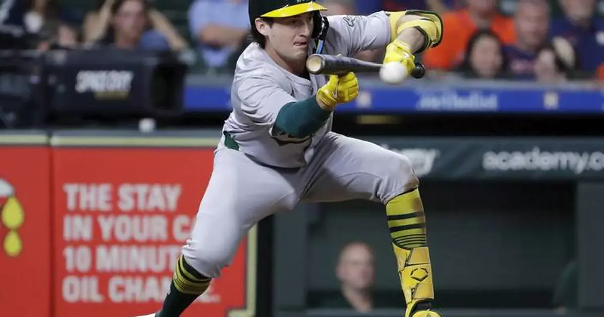 Oakland Athletics score 2 runs in 12th to outlast Houston Astros 4-3