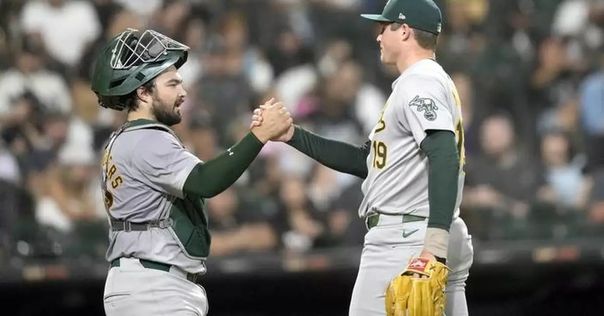 Rookie Brady Basso sharp again, leads A's past White Sox 2-0 for first major league win