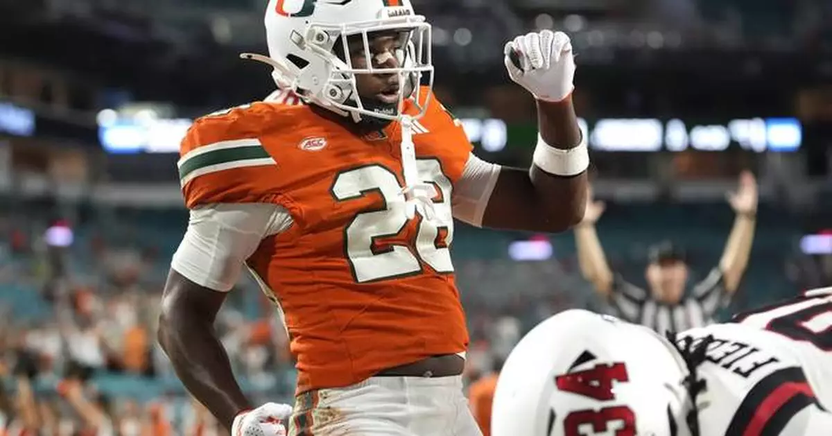 No. 8 Miami and improved South Florida renew intrastate rivalry after decade-plus hiatus