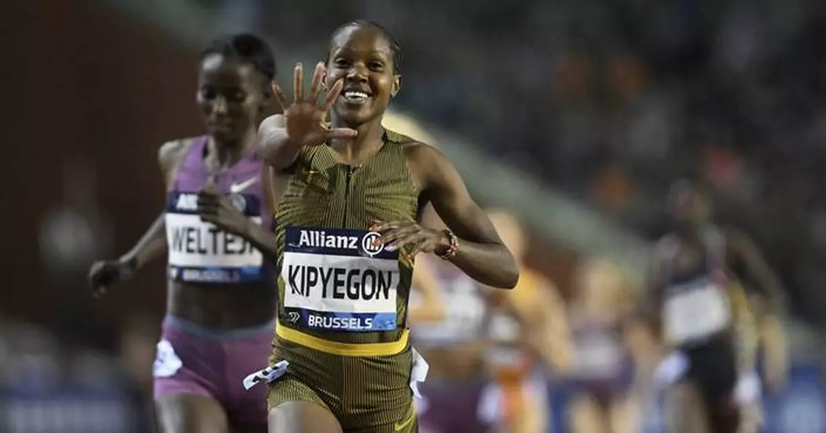 Olympic champs Kipyegon and Wanyonyi win their Diamond League Final races