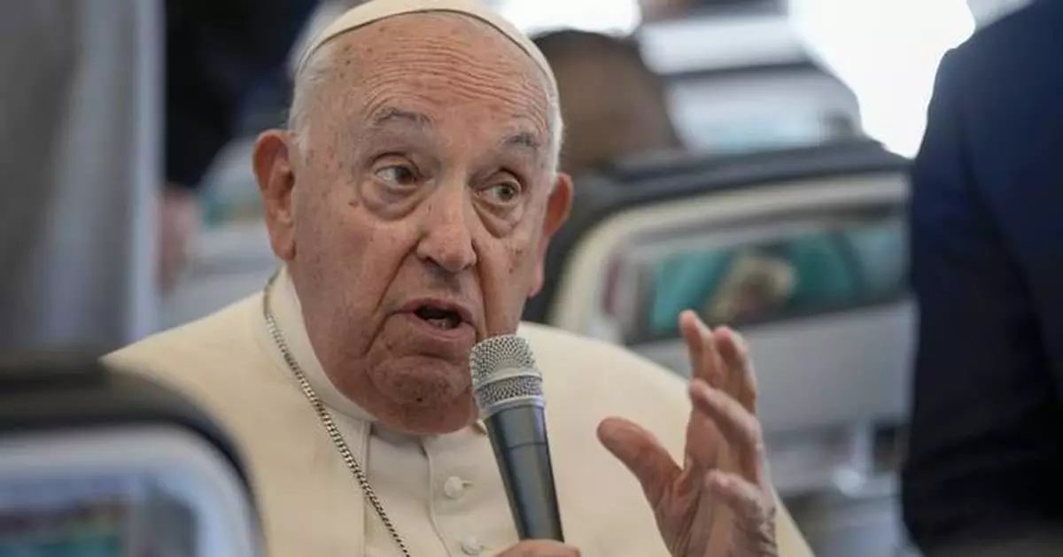 Pope Francis suggests Israel's actions in Gaza and Lebanon are disproportionate and immoral