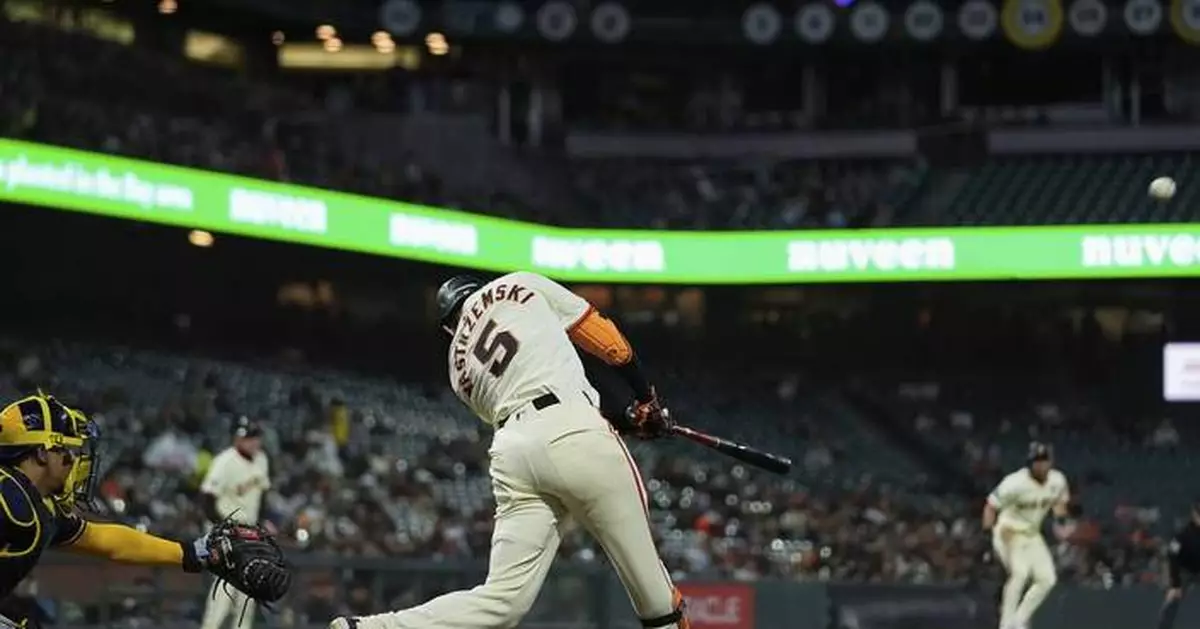 Yastrzemski knocks in four runs, Snell strikes out eight as Giants rout Brewers 13-2