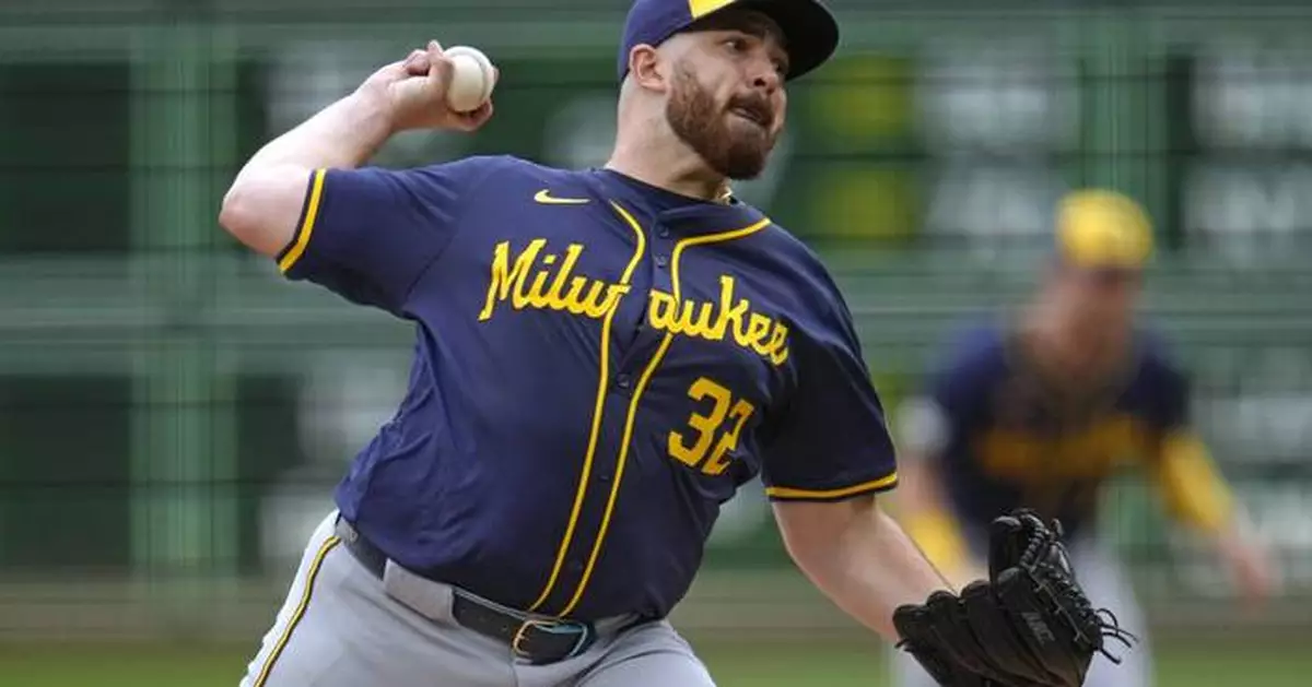 Civale pitches 6 shutout innings, Ortiz has 3 hits in Brewers' 5-2 win over Pirates