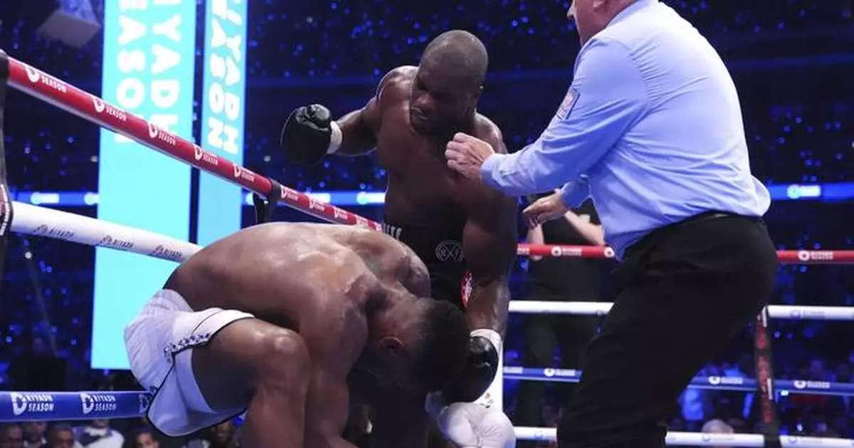 Dubois beats up Joshua to retain IBF heavyweight title with brutal 5th-round knockout