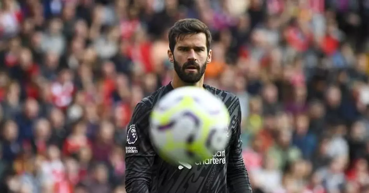 Brazil goalkeeper Alisson set to return from injury for Liverpool in Premier League