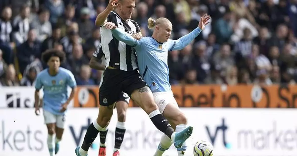 Haaland finally kept scoreless in Premier League as Man City held to a 1-1 draw at Newcastle