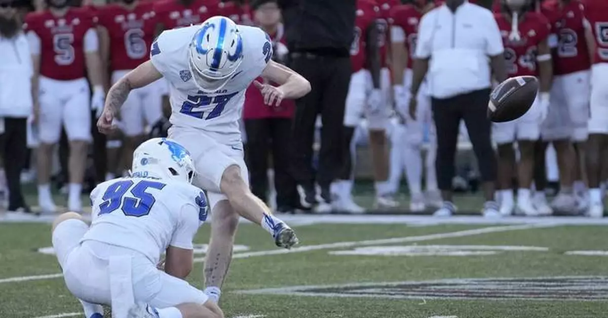 Buffalo beats No. 23 Northern Illinois 23-20 on Bellenfant's field goal in OT