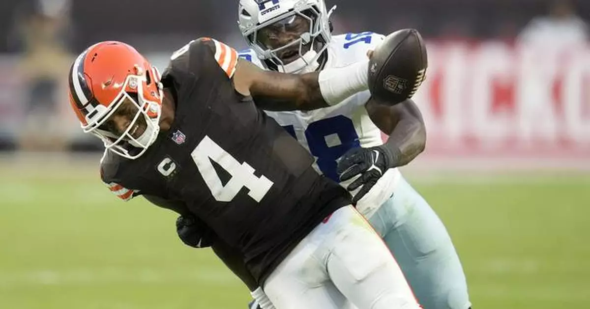 Deshaun Watson has rough return in first game since surgery as Browns thumped 33-17 by Cowboys