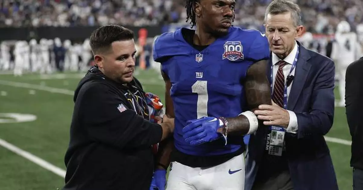 Giants' Malik Nabers, Cowboys' Micah Parsons injured in Thursday night game