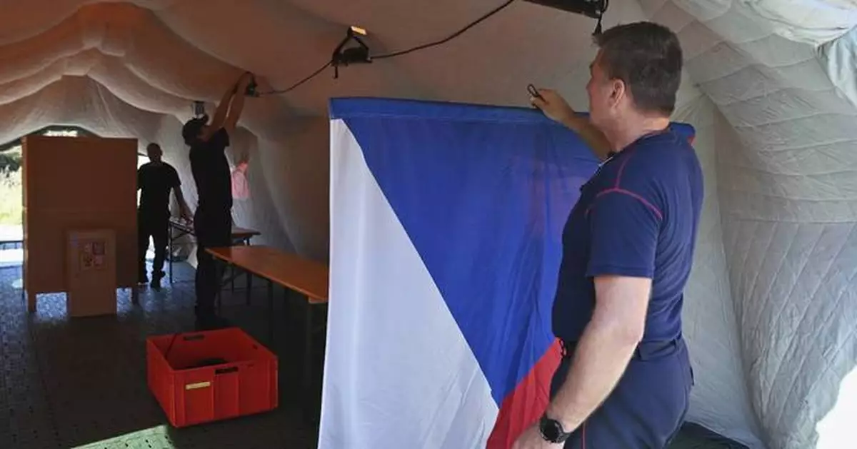 Czechs vote in Senate and regional elections in the aftermath of massive flooding