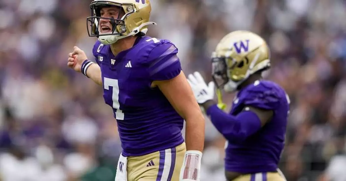 Will Rogers passes for 4 TDs, Washington routs Eastern Michigan 30-9