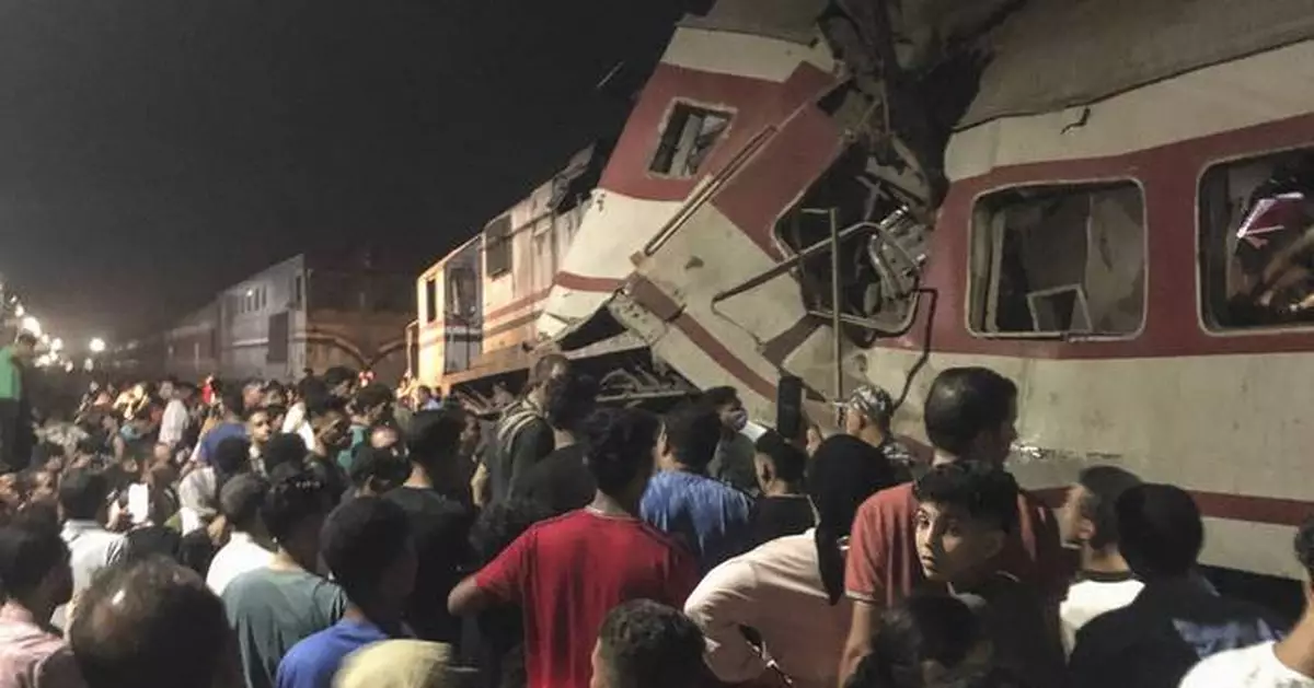 Trains collide in Egypt's Nile Delta leaving 3 dead, 29 injured