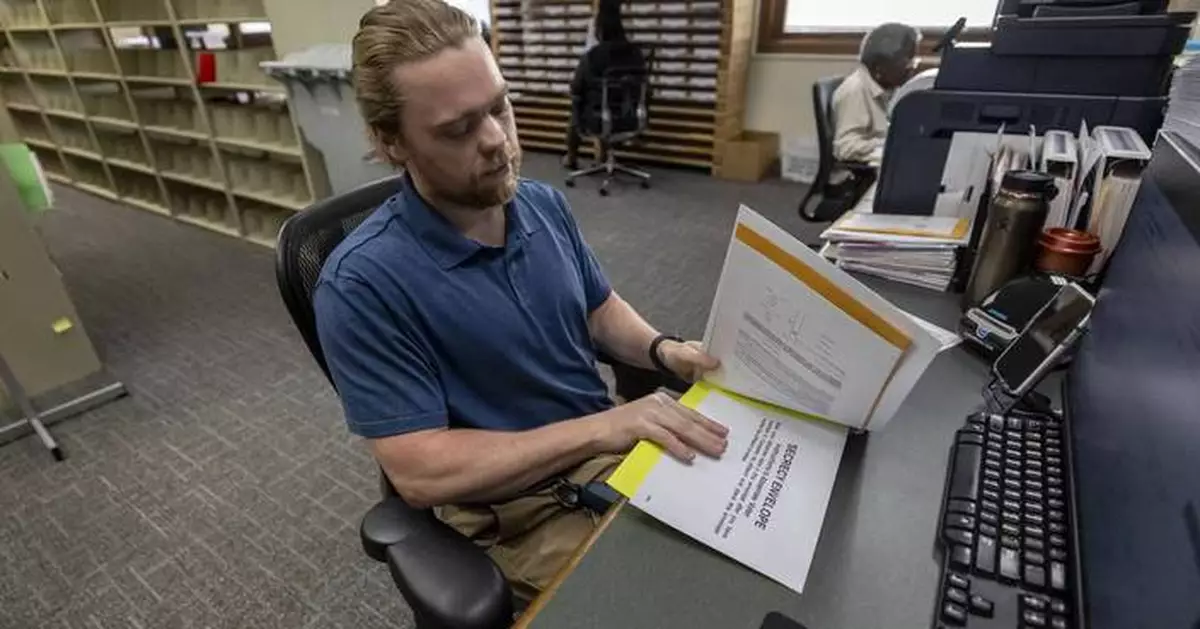 The first general election ballots are going in the mail as the presidential contest nears