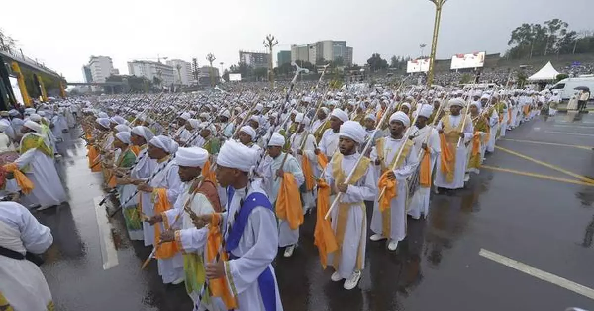 Thousands gather in Ethiopia's capital to celebrate a religious festival. Many are thinking of peace