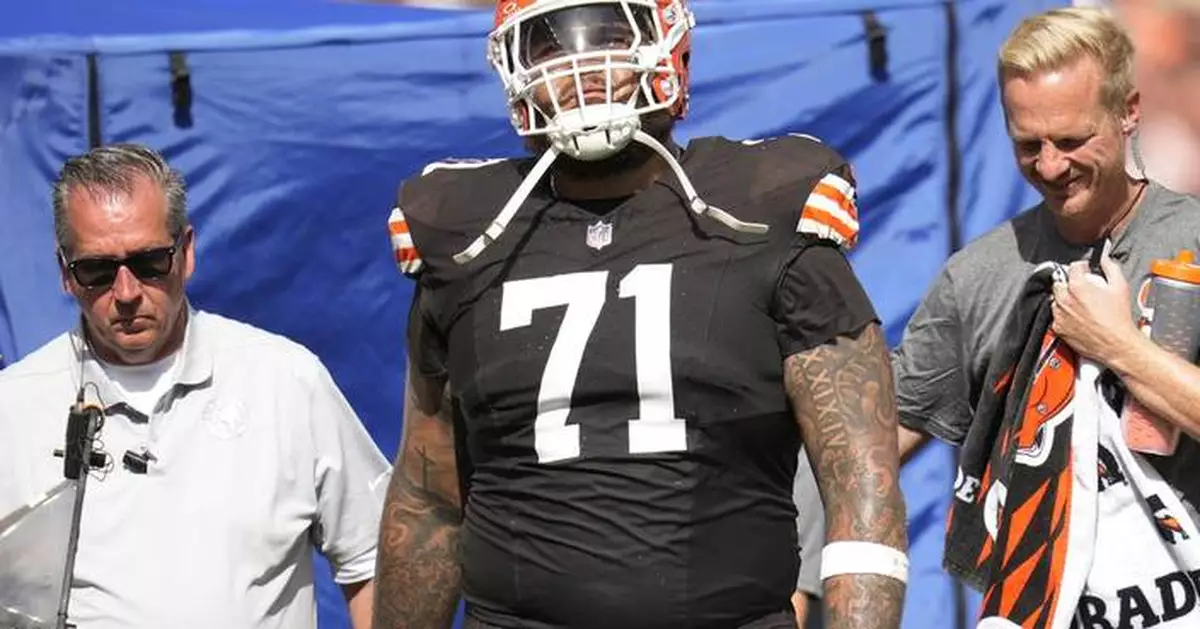 Browns LT Jedrick Wills Jr. out against Raiders as Cleveland's O-line injuries and issues mount