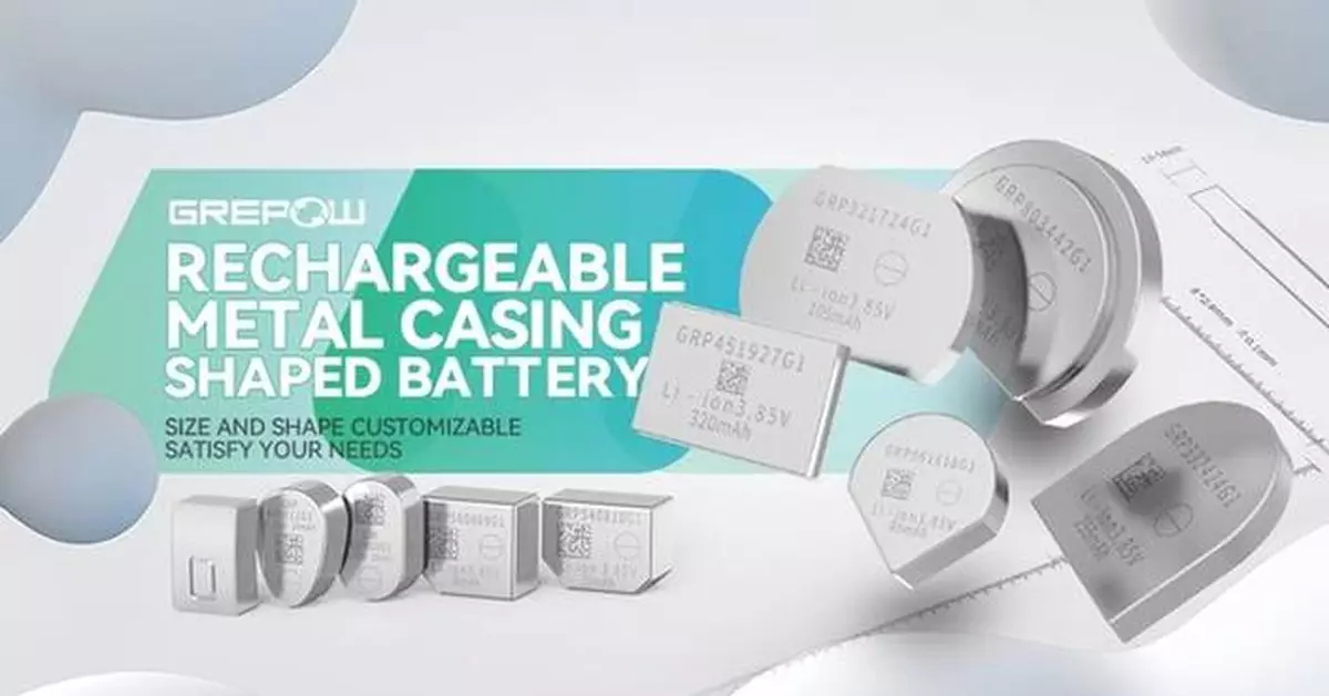 Grepow Unveils Cutting-Edge Metal-Cased Shaped LiPo Batteries for Advanced Wearables