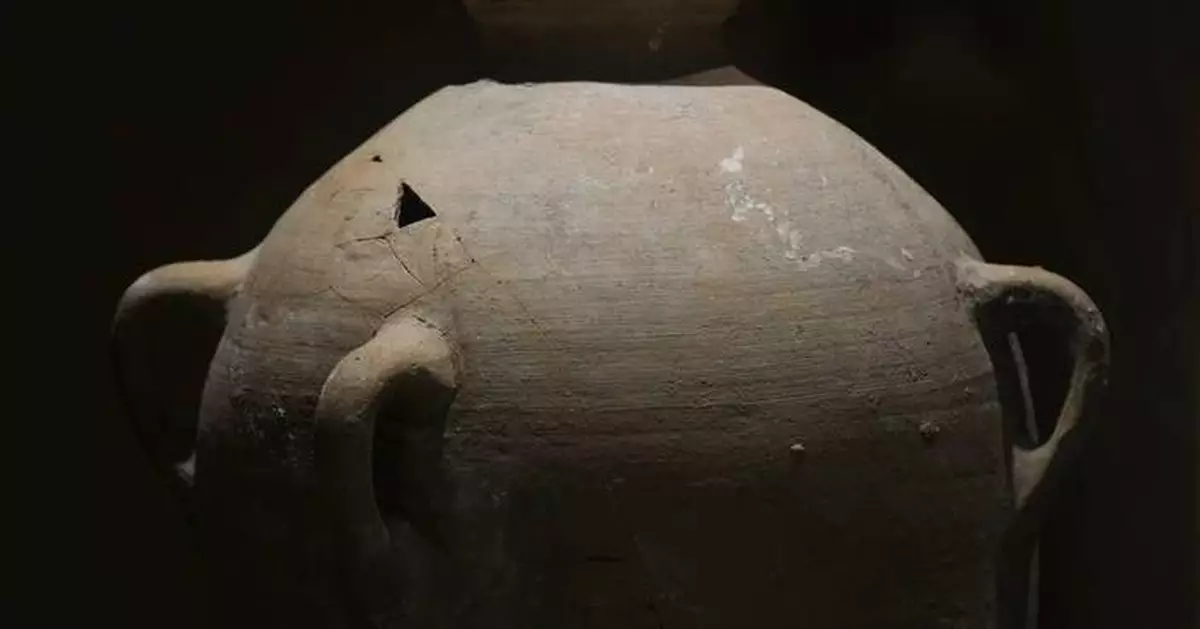 The ancient jar smashed by a 4-year-old has been fixed. It's back on display at an Israeli museum