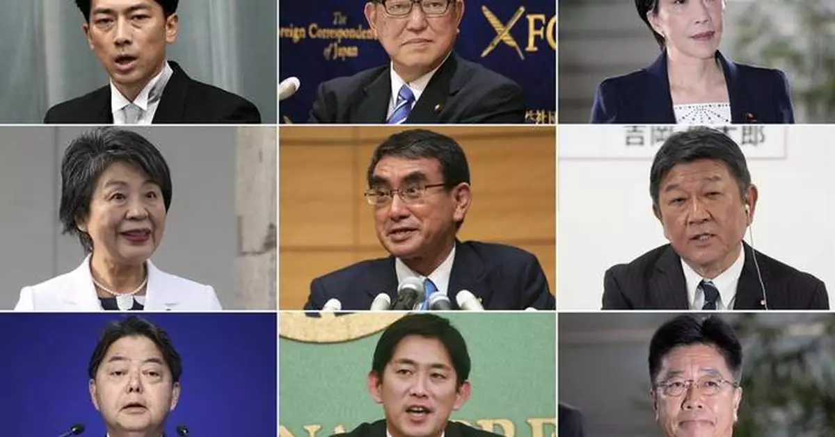 The candidates to be Japan's next leader include a former premier's son and a defense expert