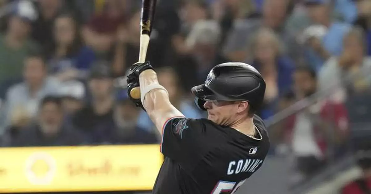 Dane Myers drives in career-best 5 RBIs as the Marlins beat slumping Blue Jays 8-1