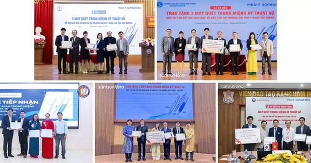 Medit Donates Intraoral Scanners to Five Leading Vietnamese Medical Universities