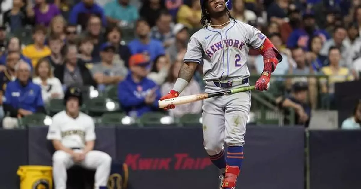 Mets put their playoff hopes in danger by getting just two hits in 6-0 loss to Brewers