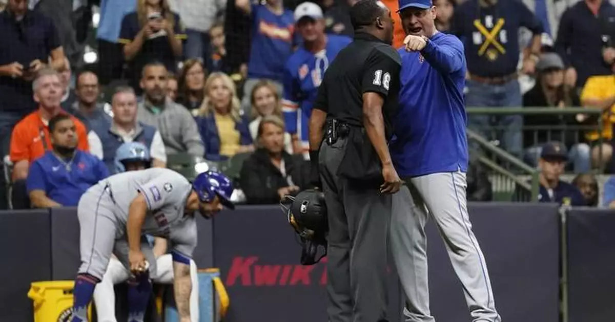 Mets manager Carlos Mendoza ejected from pivotal game against Brewers