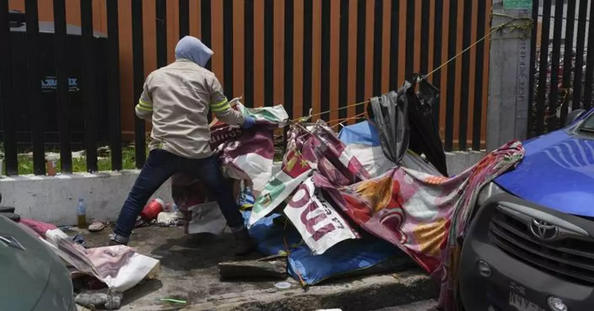 US border policy spurred migrant camps hundreds of miles away in Mexico's capital