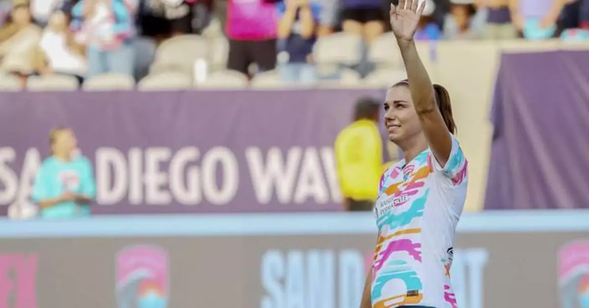 Alex Morgan says goodbye in San Diego to crowd of 26,500 after an illustrious 15-year career