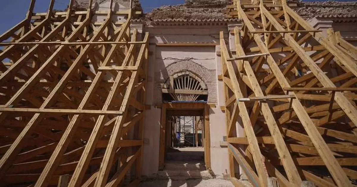 Brick by brick, Morocco rebuilds 12th-century mosque destroyed by 2023 earthquake