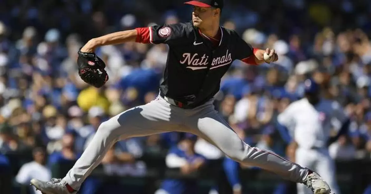 Gore pitches 7 sparkling innings as the Nationals beat the Cubs 5-1 to stop a 5-game slide