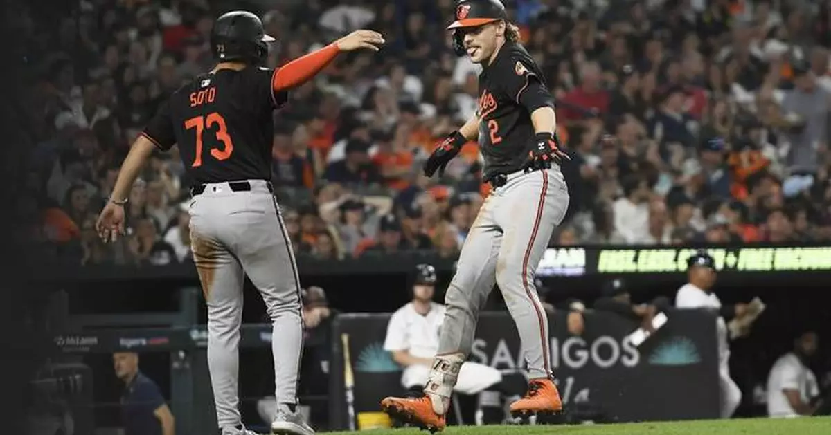 Gunnar Henderson homers as the Baltimore Orioles top the Detroit Tigers 4-2