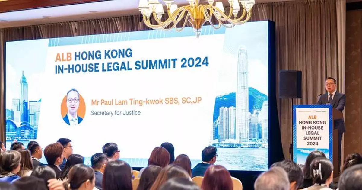 Secretary for Justice Outlines In-House Lawyers' Roles at Hong Kong Legal Summit