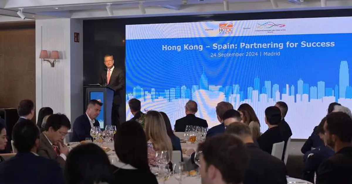 Paul Chan Highlights Hong Kong-Spain Business Opportunities at Madrid Luncheon