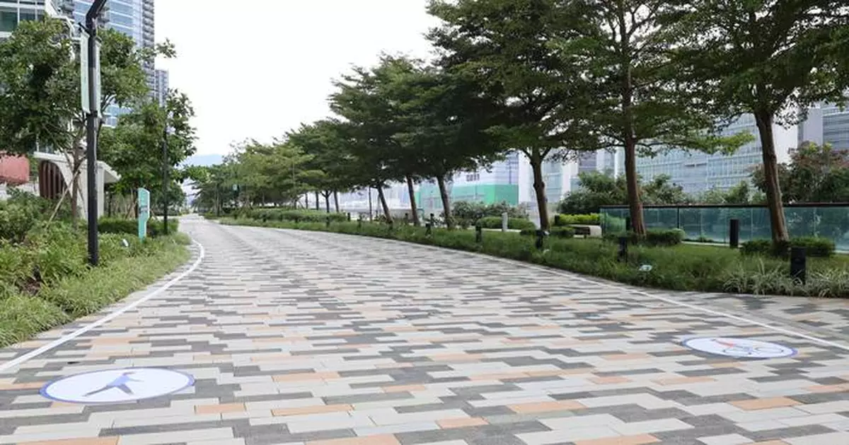 Kai Tak GreenWay Opens: 600-Metre Path for Pedestrians and Cyclists Now Accessible to Public.