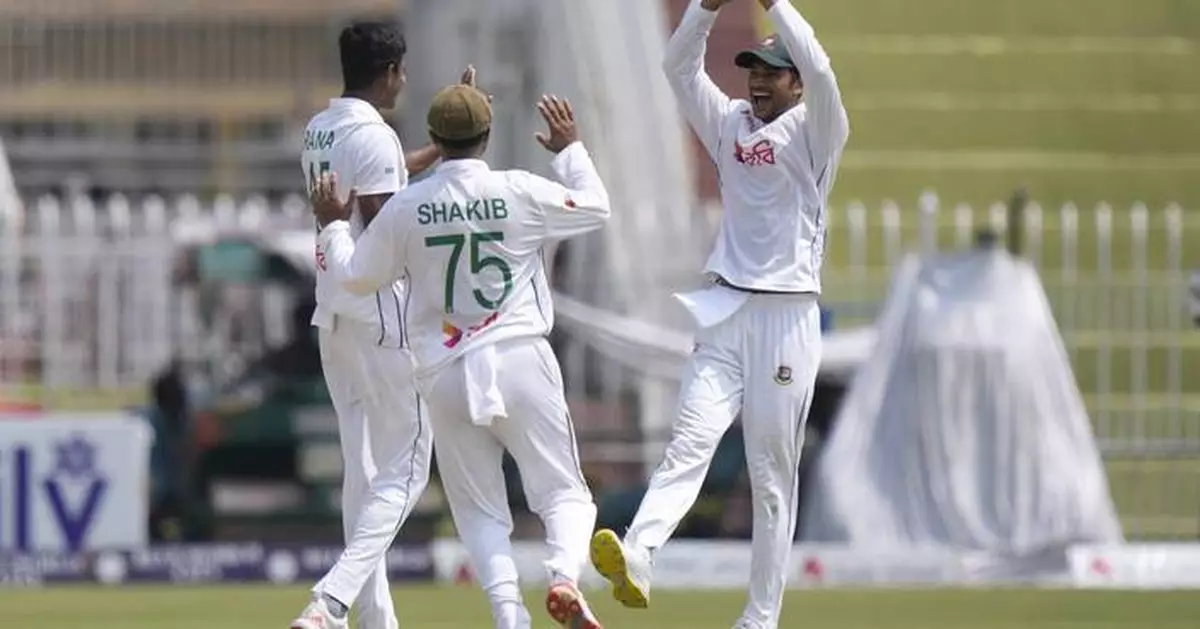 Rain halts Bangladesh's bid for clean sweep after Pakistan's batters falter in 2nd test