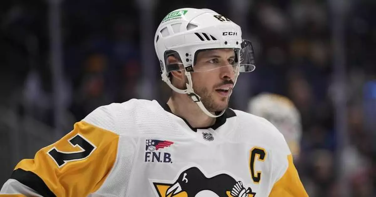 Sidney Crosby signs two-year extension with the Pittsburgh Penguins that runs through 2026-27 season