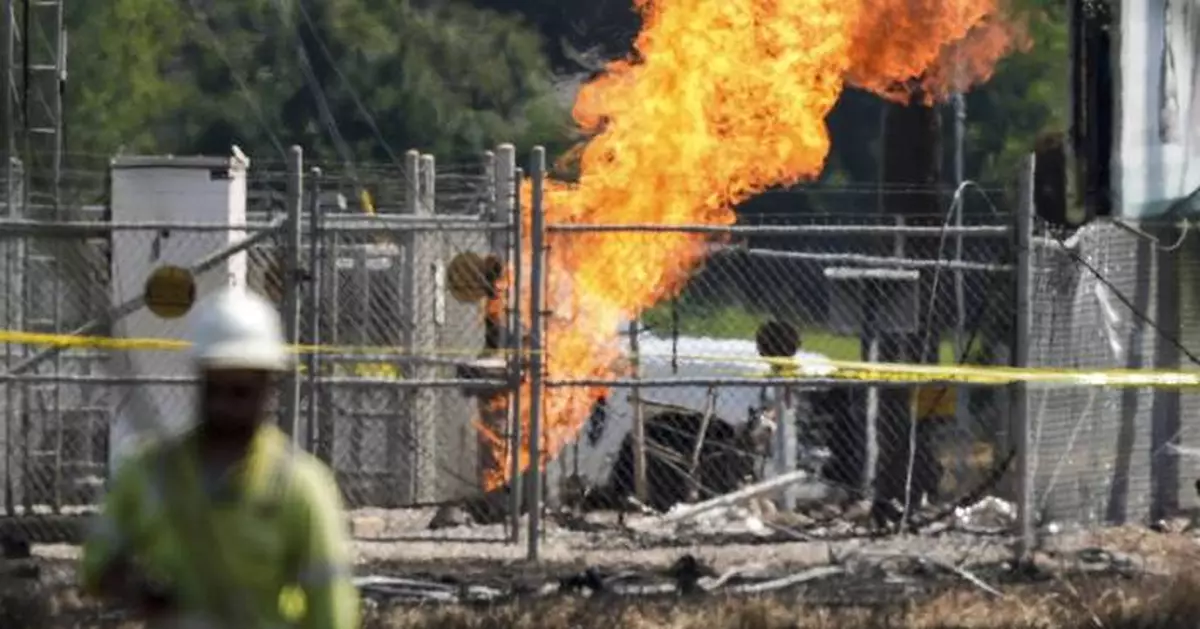 Human remains are found inside an SUV that officials say caused pipeline fire in suburban Houston