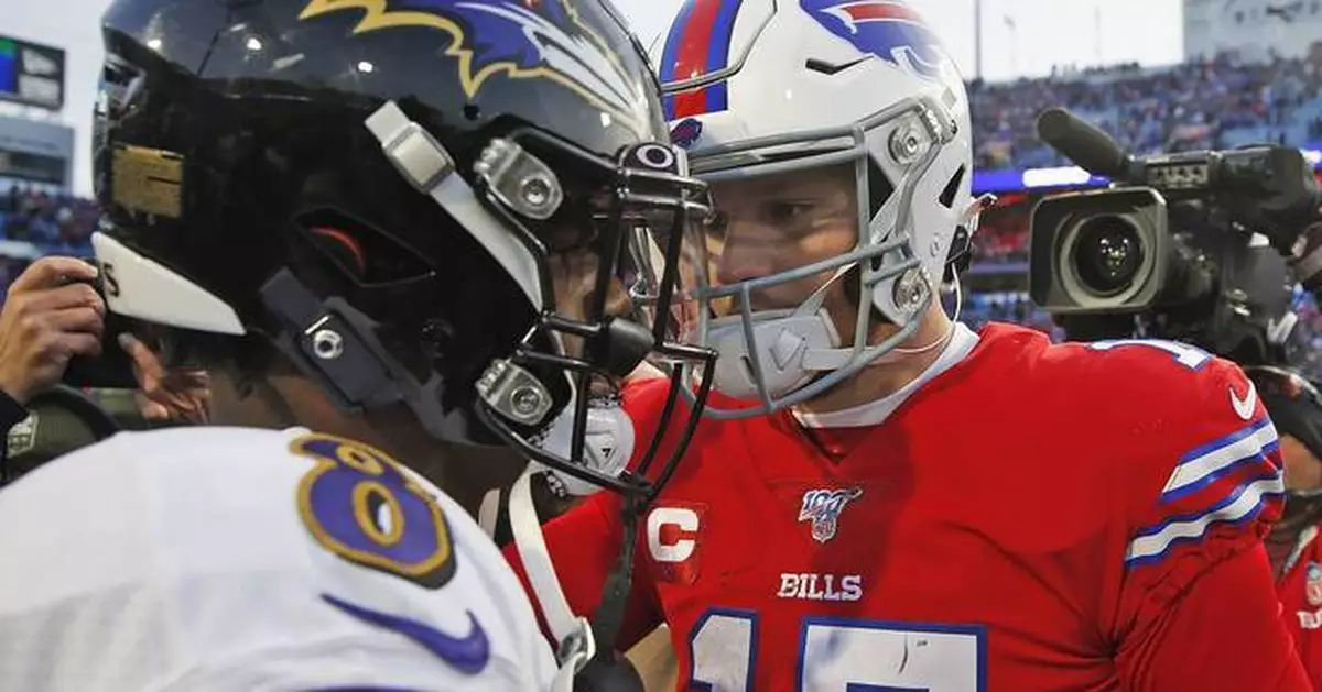 Josh Allen and Lamar Jackson meet for next chapter of their rivalry when the Bills visit the Ravens