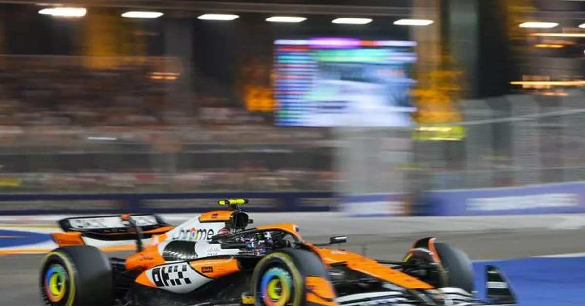 Lando Norris cruises to victory at Singapore Grand Prix to cut Max Verstappen's F1 lead