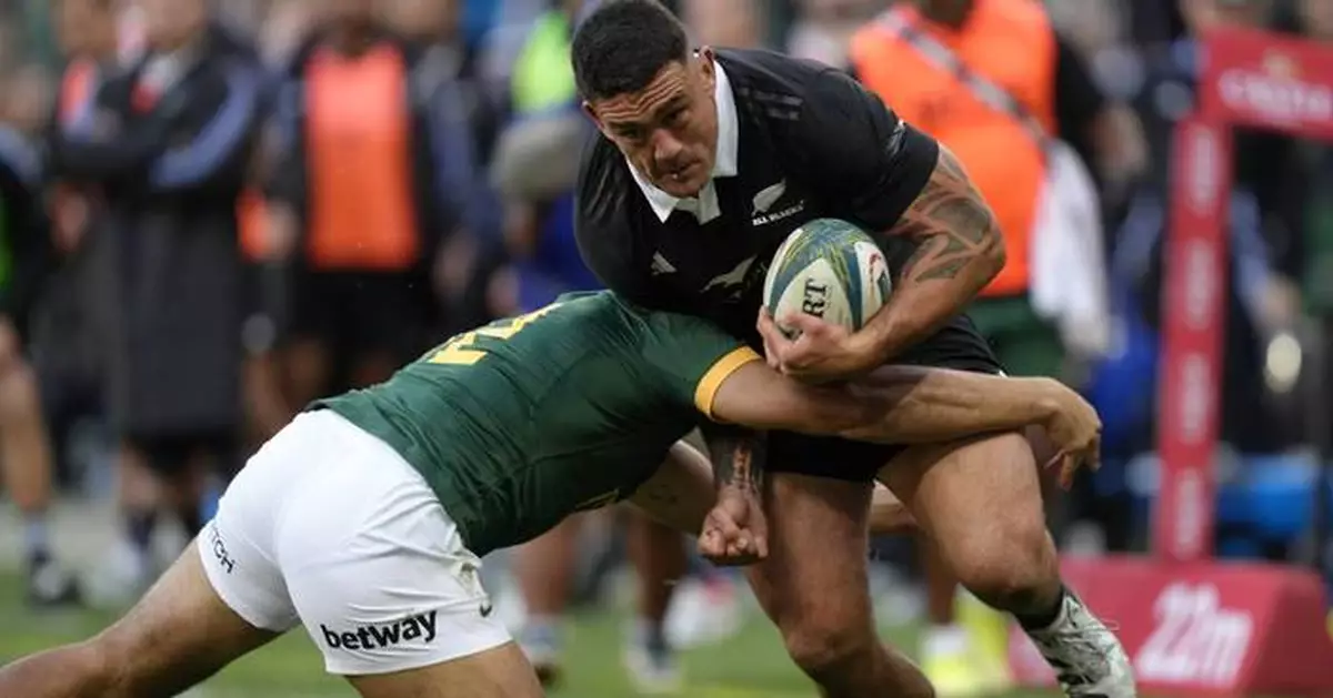 Springboks close in on Rugby Championship crown after 4th straight win over All Blacks