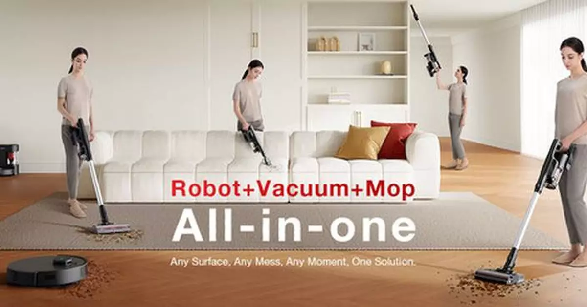 YEEDI Unveils C12 COMBO, the World's First Whole House Cleaning COMBOT, Changing the Game in Home Cleaning