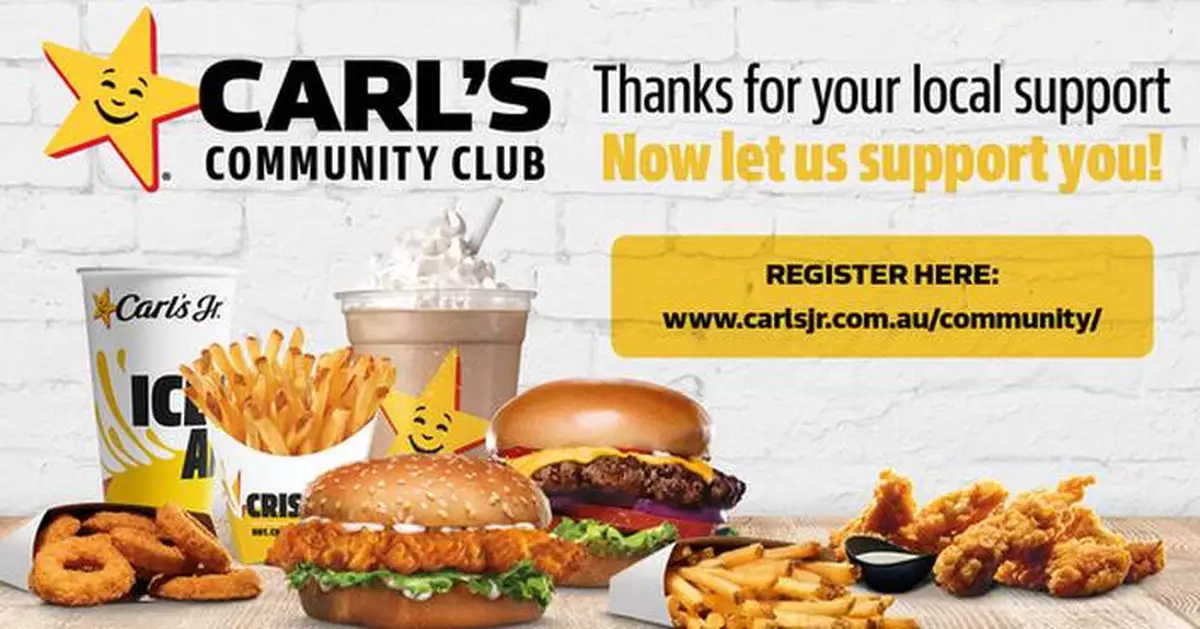 Carl's Jr. Australia Supports Local Communities With Club Cash Bonanza