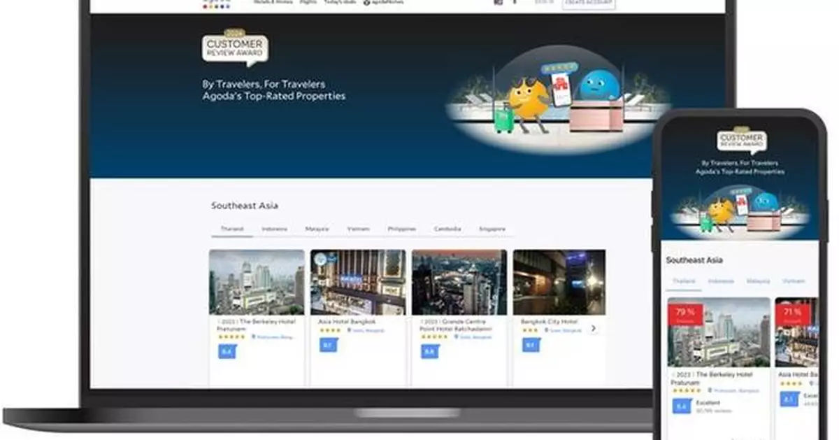 Thailand Tops 2024 Consumer Review Awards by Agoda