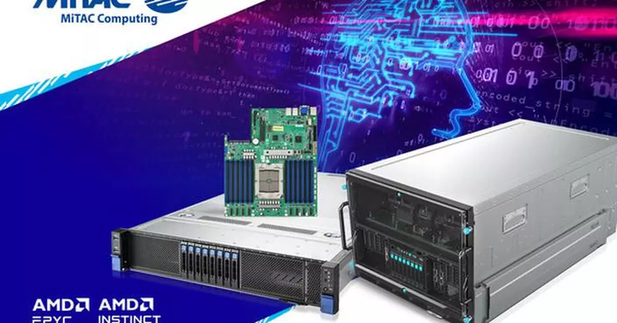 MiTAC Computing Leverages Latest AMD Enterprise Technologies Offering Leadership Performance and Density for AI-Driven Data Center Workloads